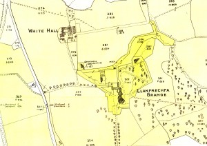 Llanfrechfa Grange map 1933